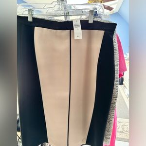 Ann Taylor Pencil Skirt size 12 Tan and black